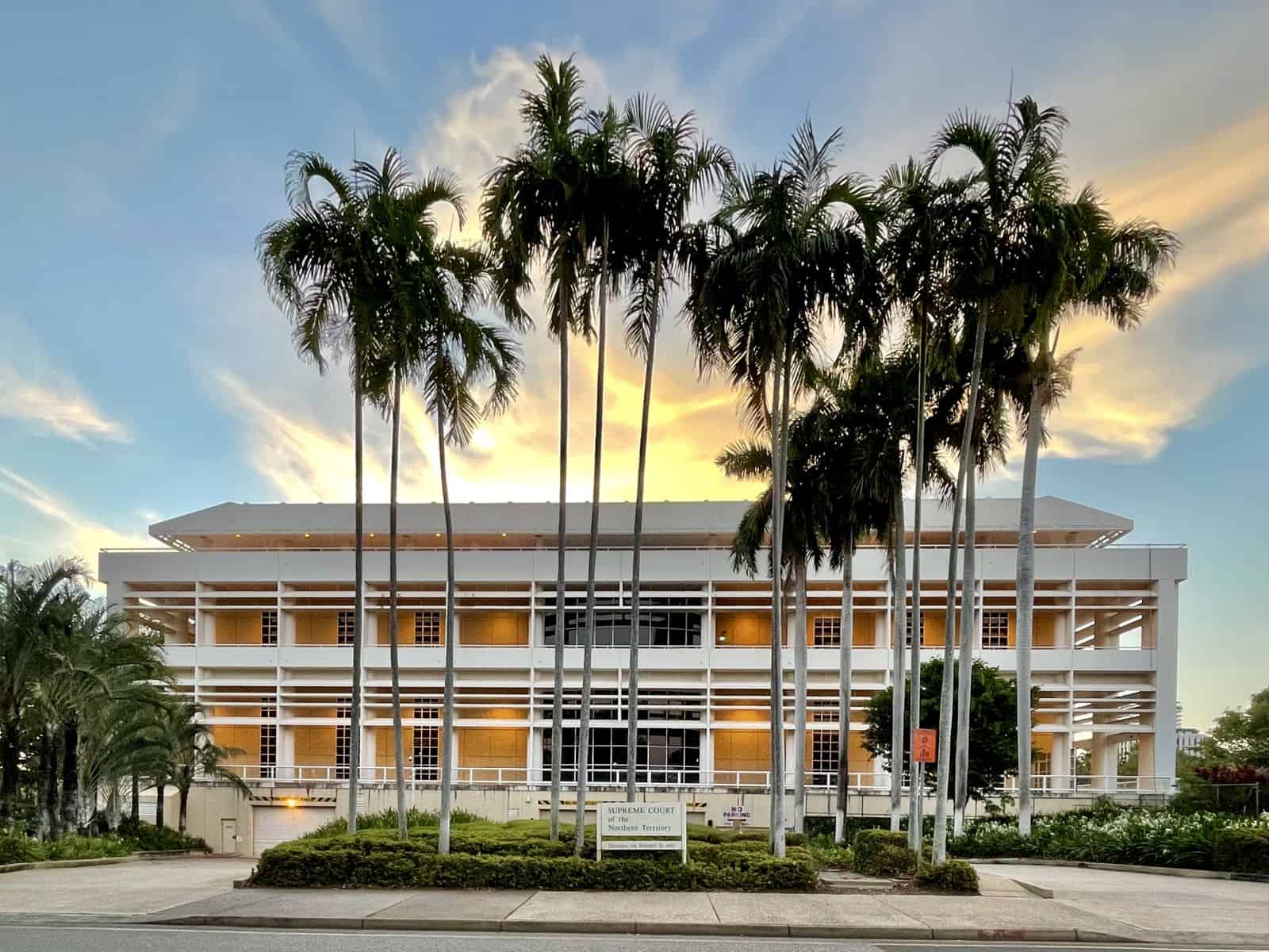 The Supreme Court of the Northern Territory building in Darwin.