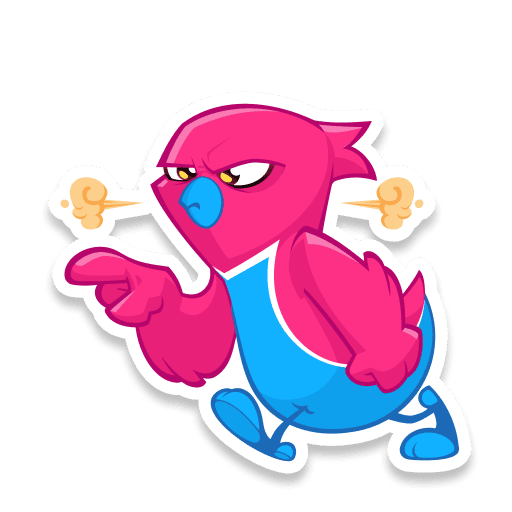 21 angry Bird cartoon is pissed off