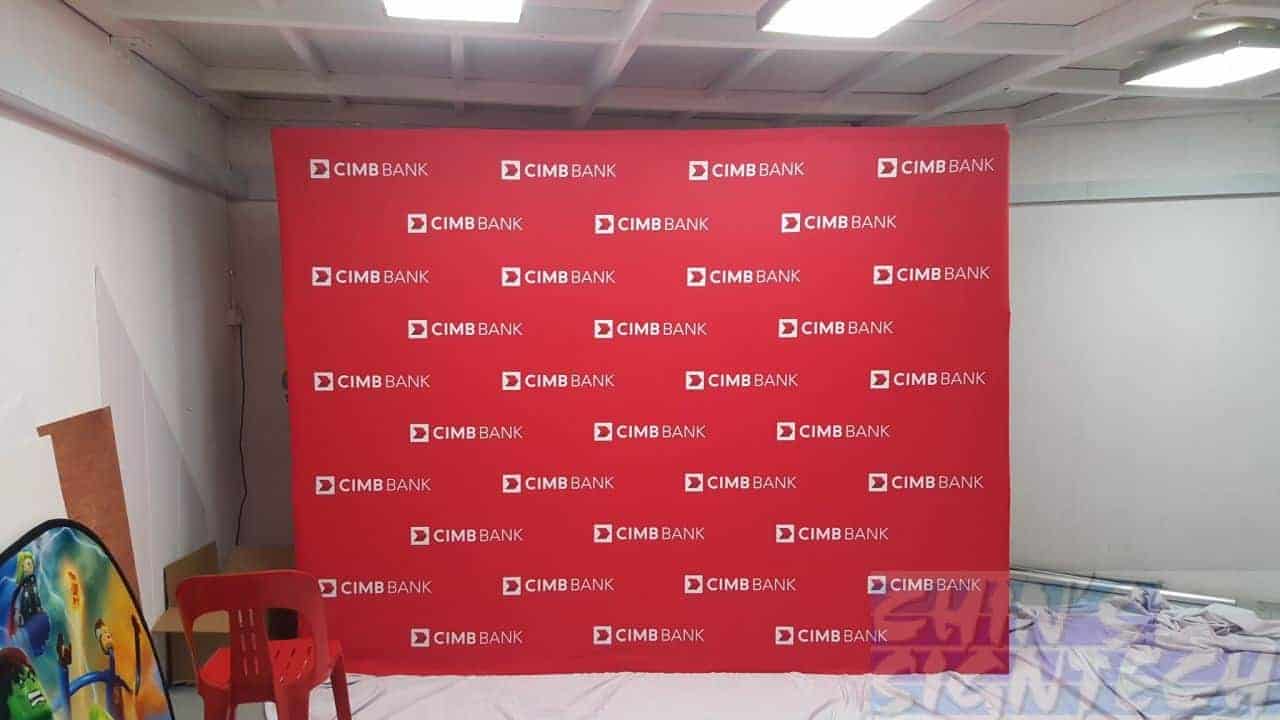4 x 3 Pop Up display for CIMB Bank road show