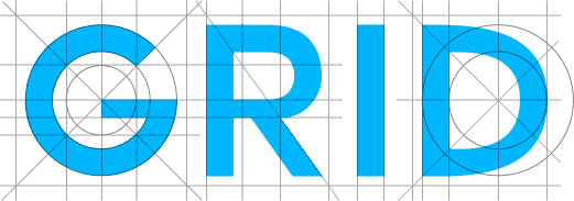 Grid based ogo Grid based logo