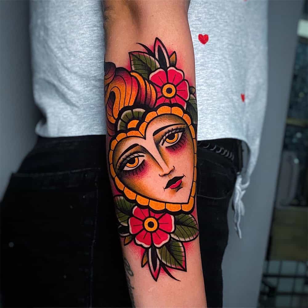 Face Tattoos That Honor Tradition