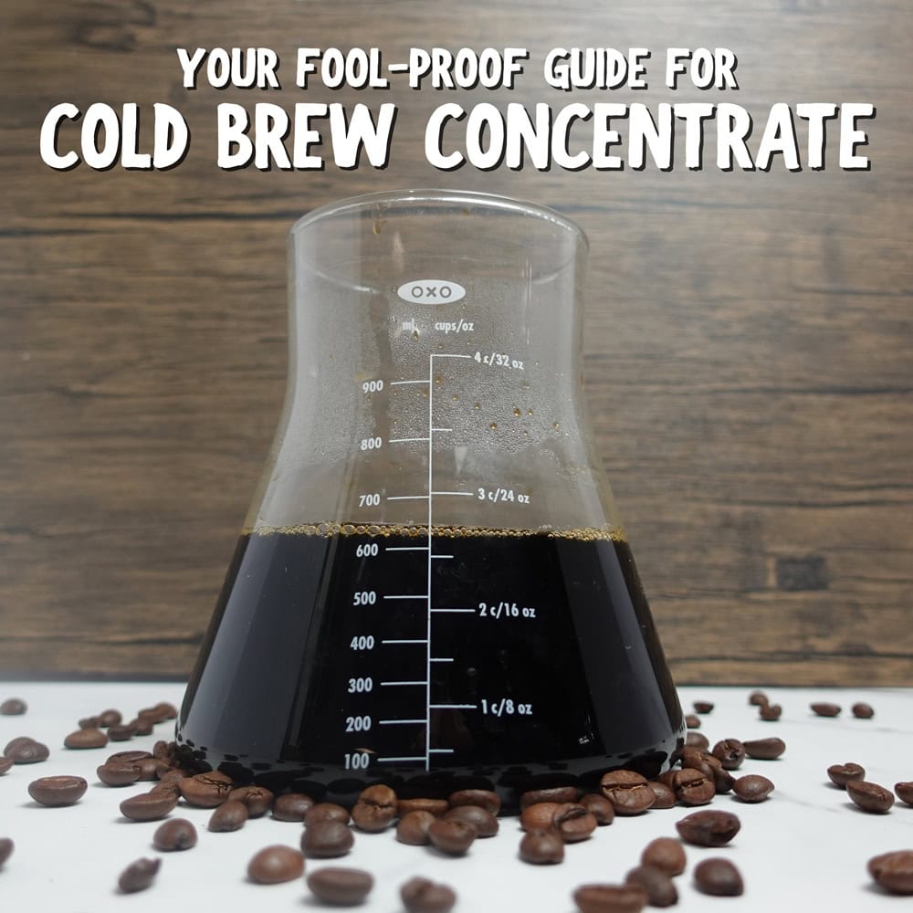 How to make cold brew concentrate