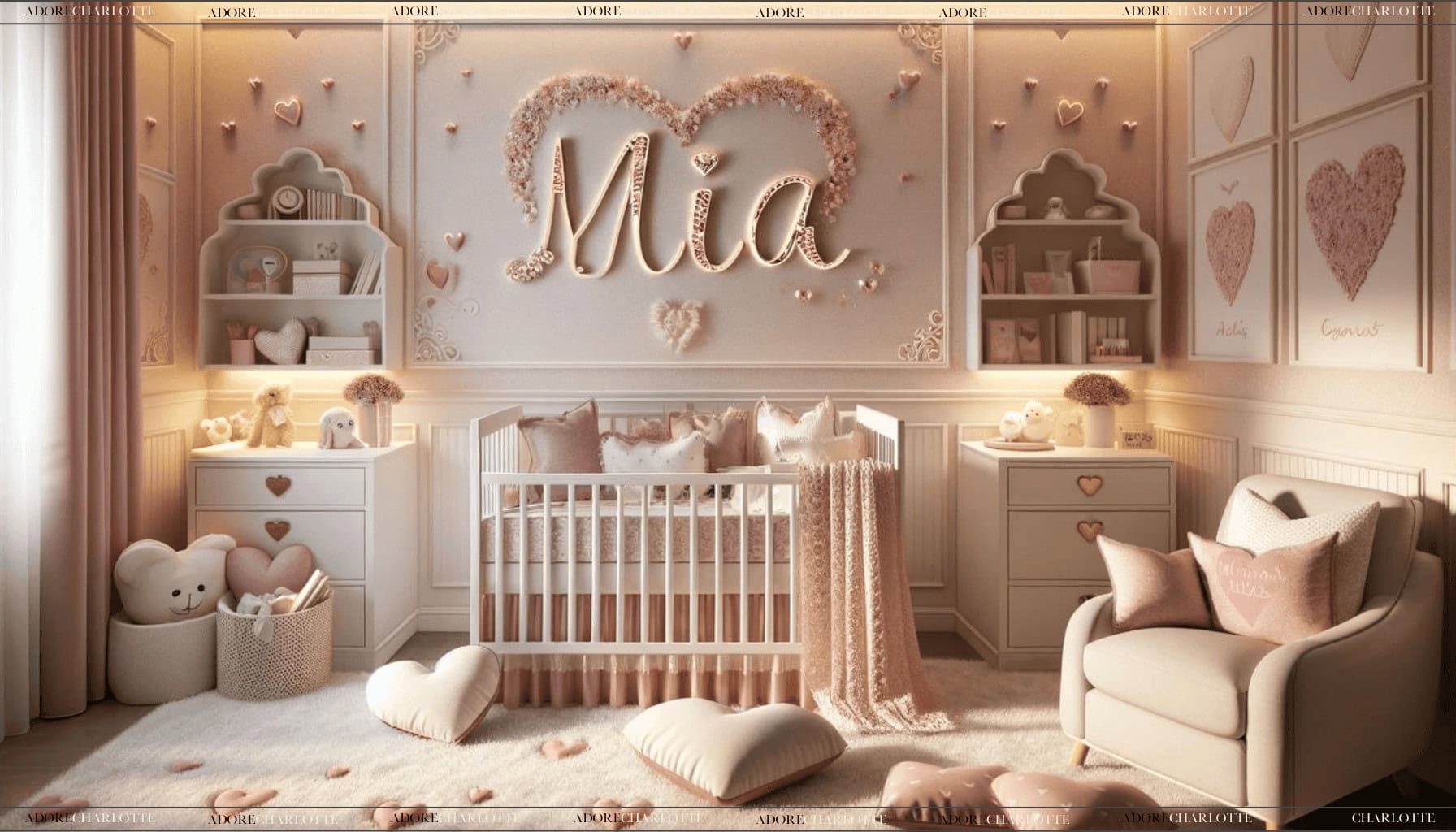 Mia Nursery Wall Art