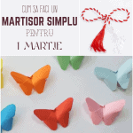 Mărțișor Simplu pentru Copii +5 ani martisor simplu de 1 martie