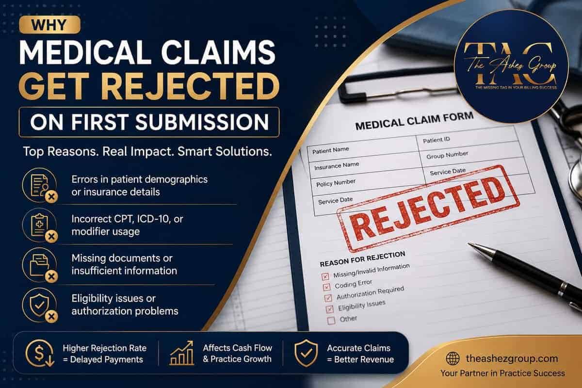 Why Medical Claims Get Rejected on First Submission 1 Why Medical Claims Get Rejected on First Submission