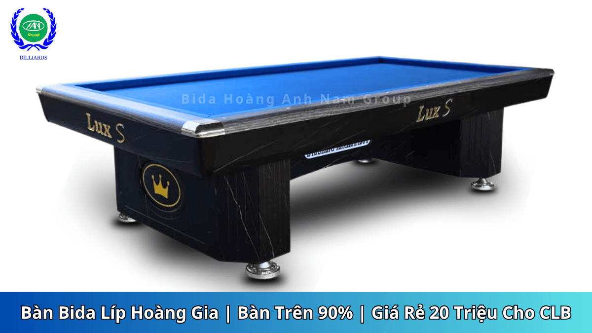 Bàn Bida Líp Hoàng Gia, Bàn Trên 90%, Giá Rẻ 20 Triệu Cho CLB | Bida Hoàng Anh Nam Group