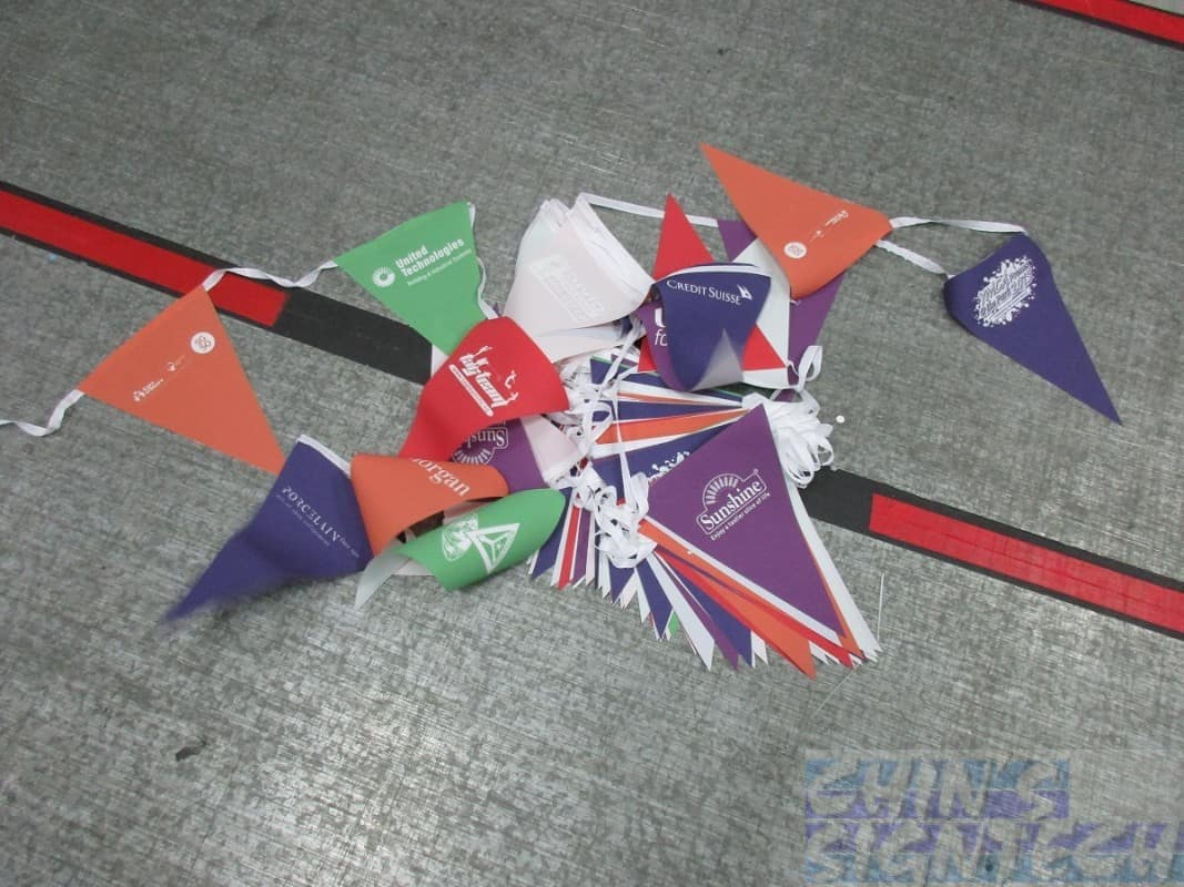 Triangle buntings flag
