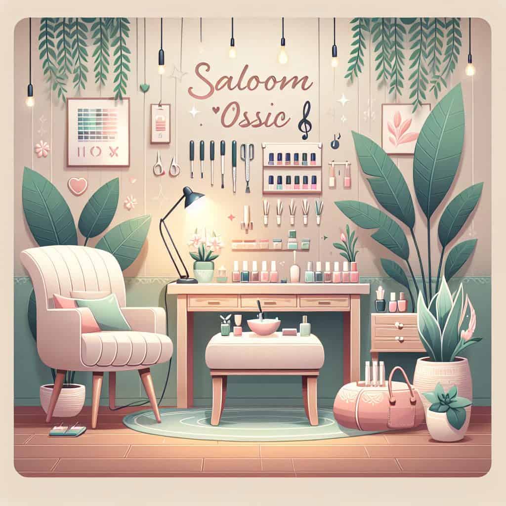 can't go to the salon? i built my own oasis for nails and relaxation!