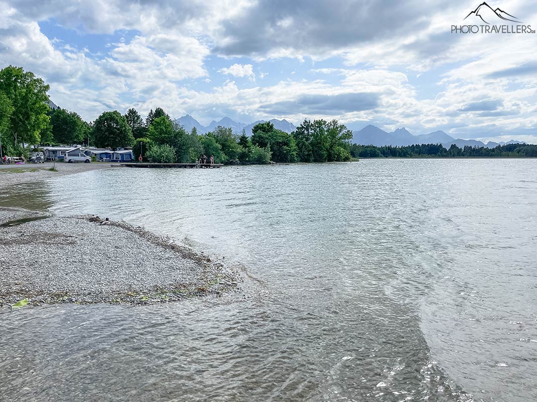 Der Campingplatz am Bannwaldsee