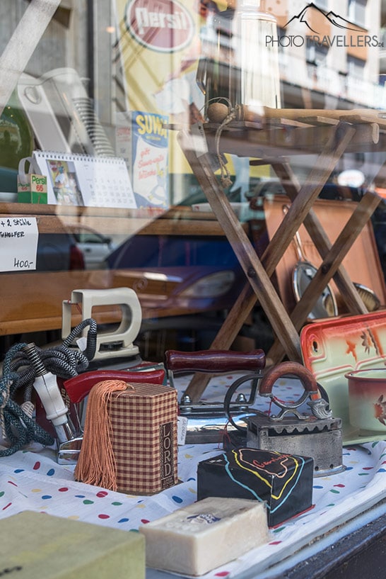 Antiquitätengeschäft in der Theresienstrasse