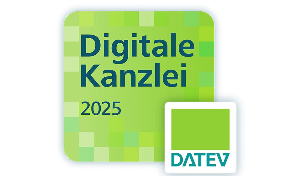 DATEV Label - Digitale Kanzlei Wir nutzen DATEV