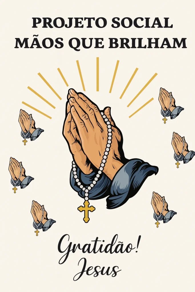 Projeto Social Mãos que Brilham em Castilho: 10 anos de amor e solidariedade transformando vidas Projeto Social Mãos que Brilham em Castilho