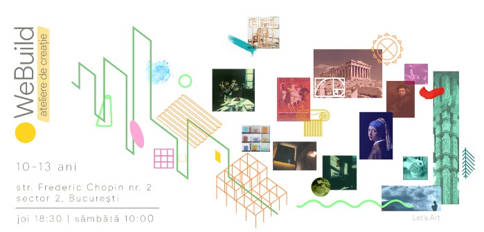 Let’s ART! Ateliere de creatie, arta arhitectura 2019-2020 we build gokid
