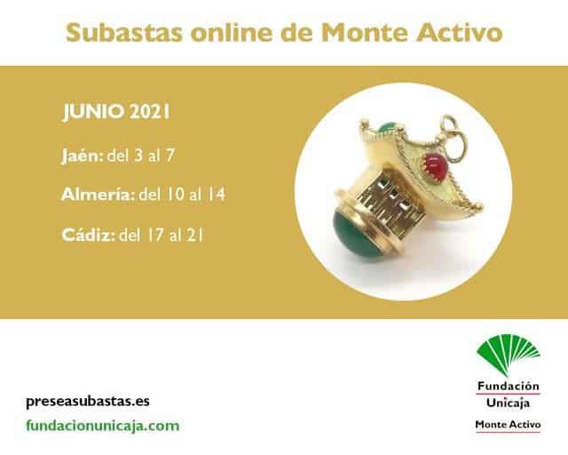 Monte Activo - Subastas online de joyas junio 2021