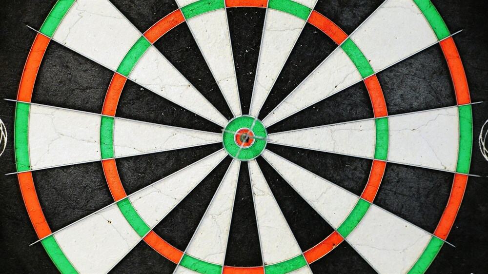 Sisal dartboards are self healing