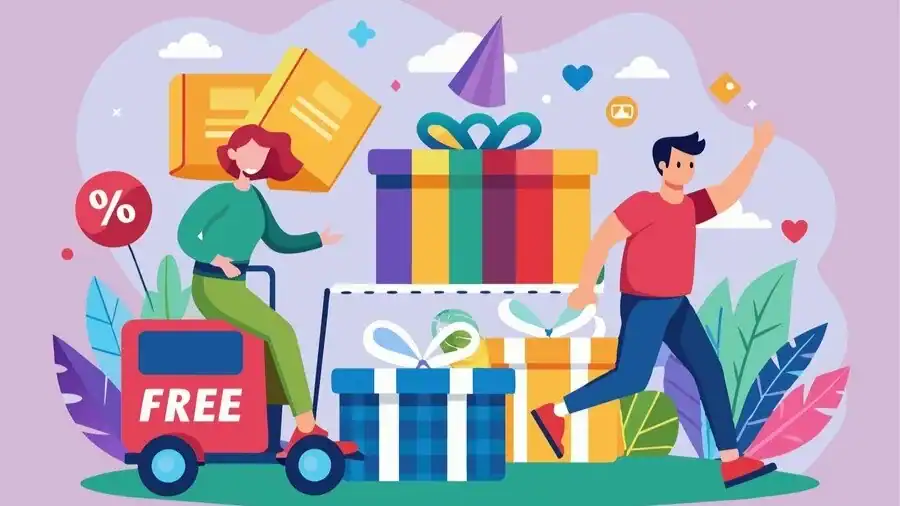 Happy user for rewards