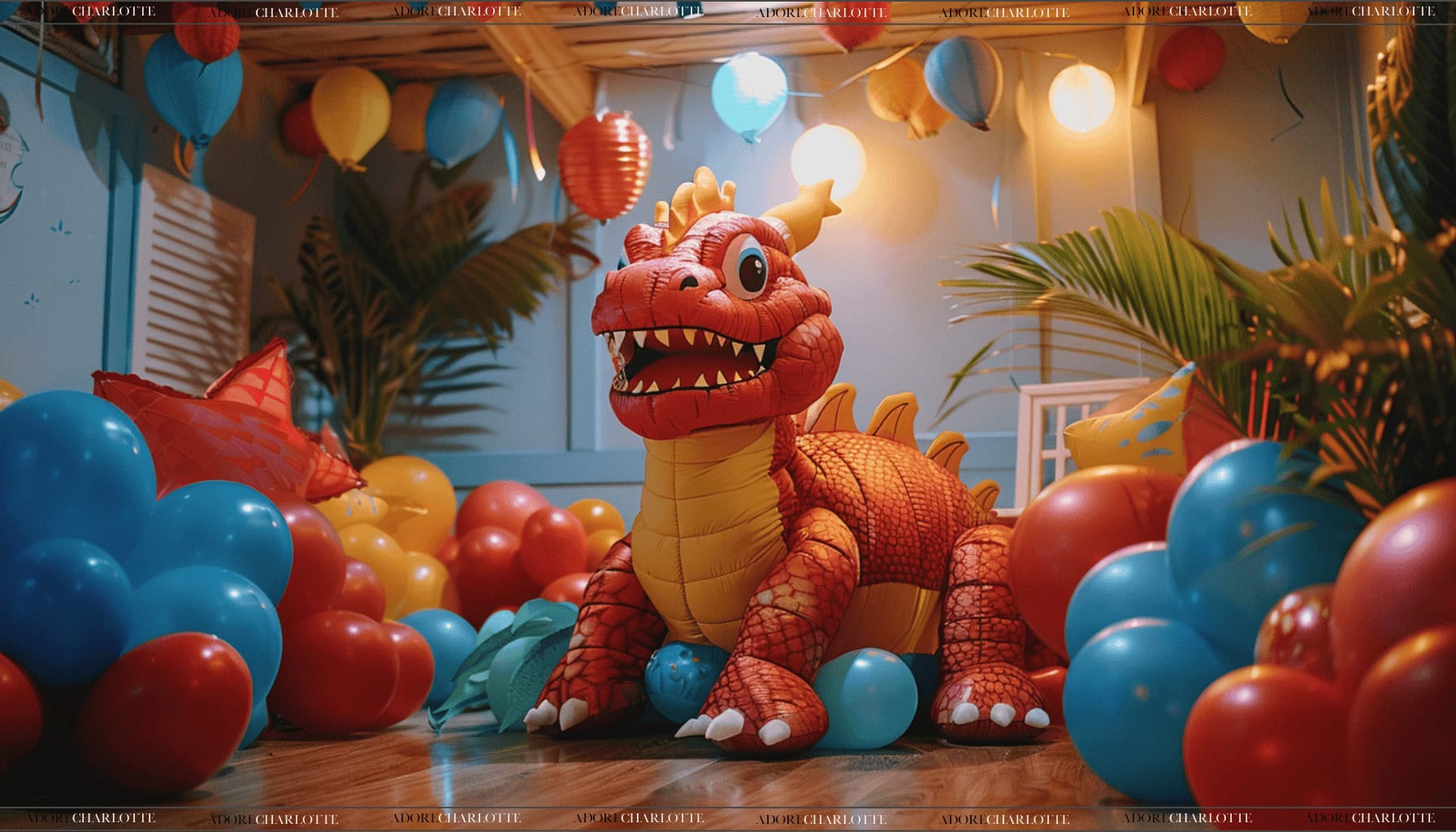 Knight and Dragons Boy First Birthday Theme Party Indoor decorations