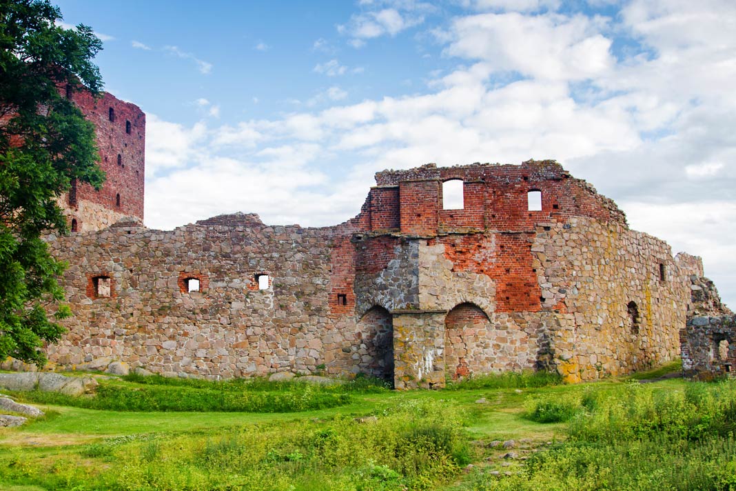 Die Burgruine Hammershus auf Bornholm