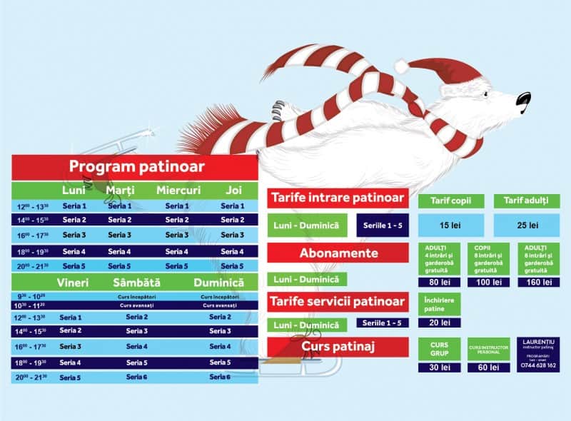 tarife patinoar palas iasi 2022