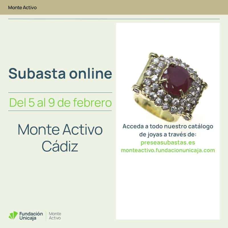 Monte Activo - Subastas febrero 2026 - Cádiz