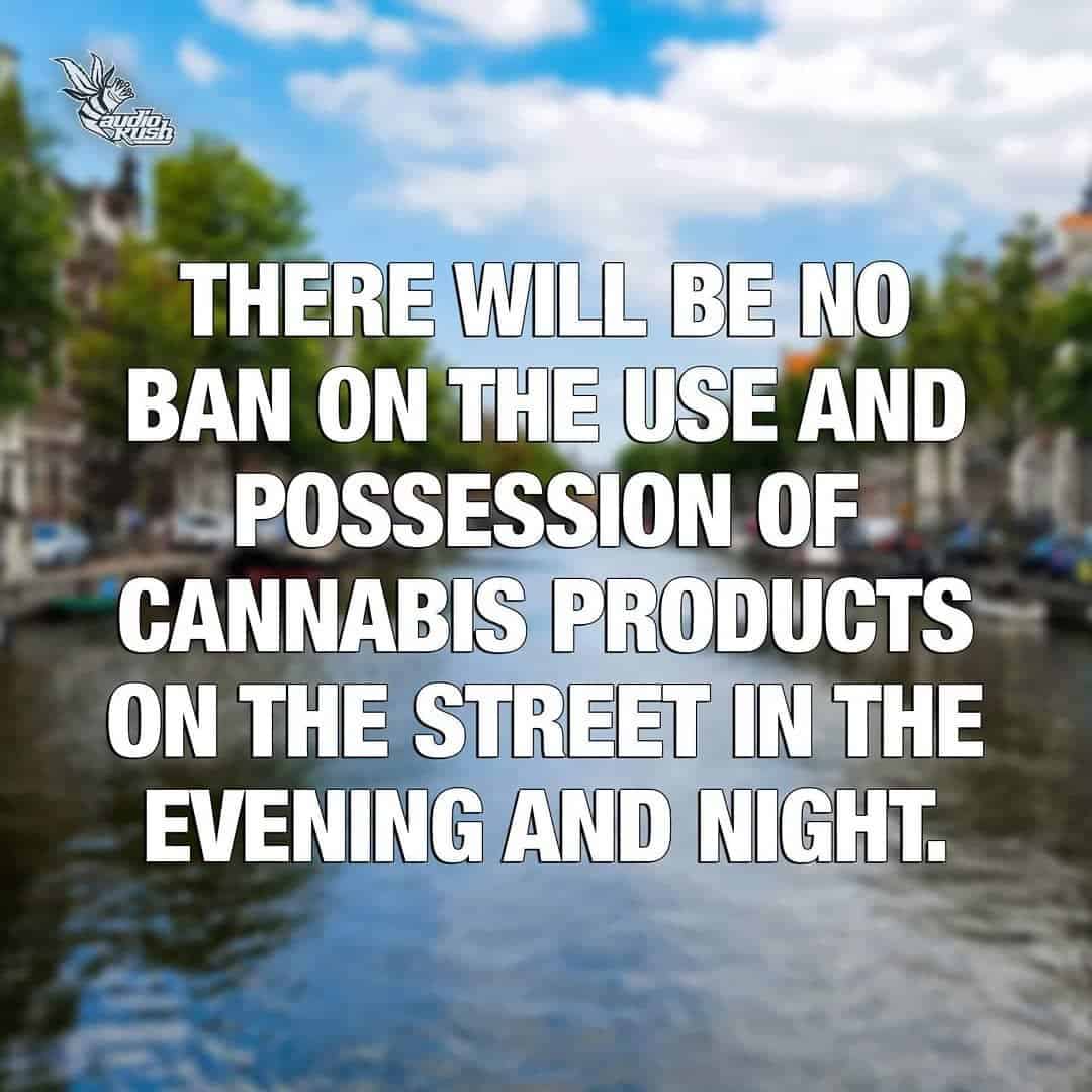 no ban cannabis smoking amsterdam streets audio kush 1