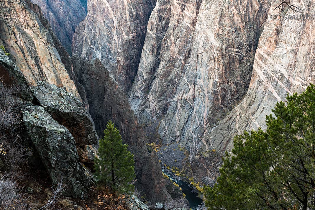 Der Blick in den Black Canyon in Colorado