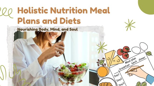 HOLISTIC NUTRITION MEAL PLANS AND DIETS: THE COMPREHENSIVE GUIDE 4 a natural approach