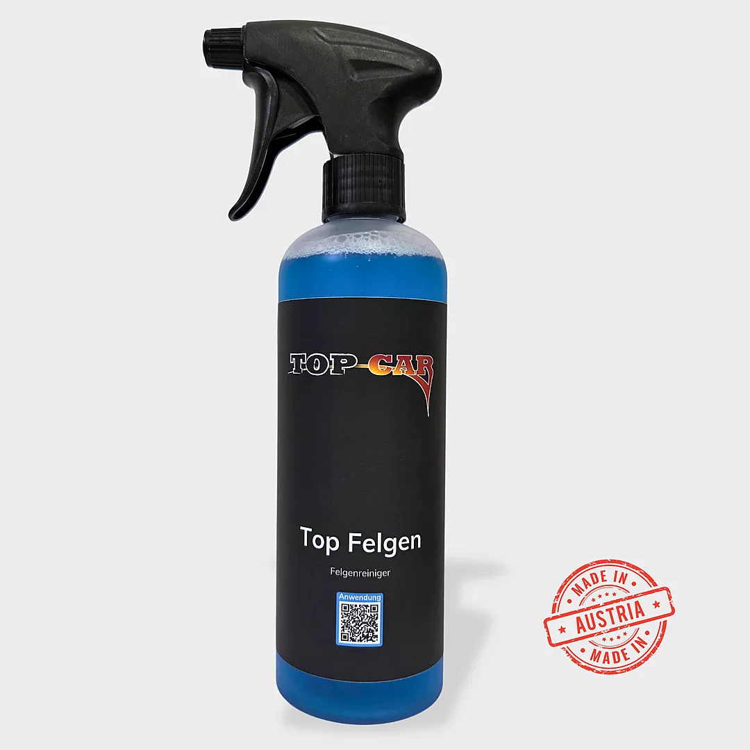 Top Felgenreiniger 500ml Top Felgenreiniger 500ml – kraftvoller Reiniger für Felgen und Bremsstaub