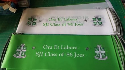 Hand held banner