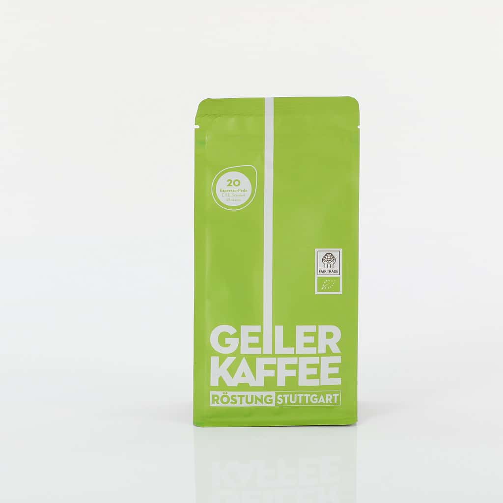 GEILER Kaffee Stuttgart BIO Fairtrade ESE Pads