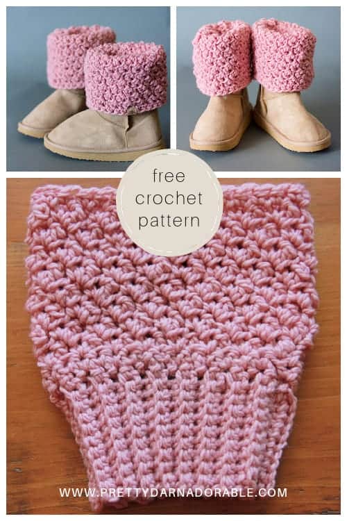 free crochet boot cuff pattern feminine