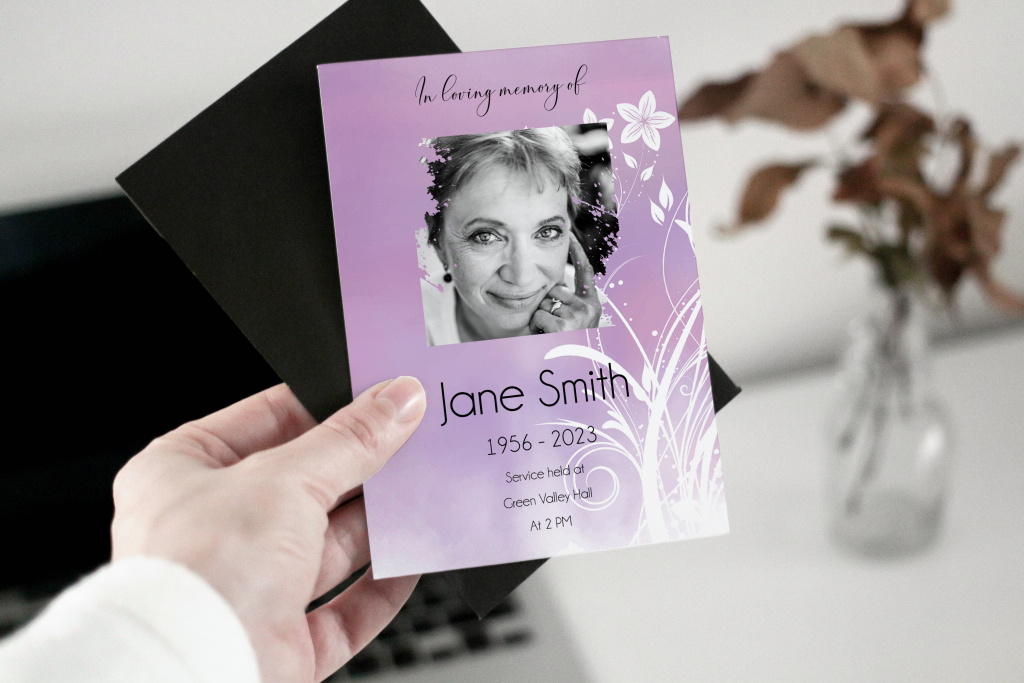 funeral brochure