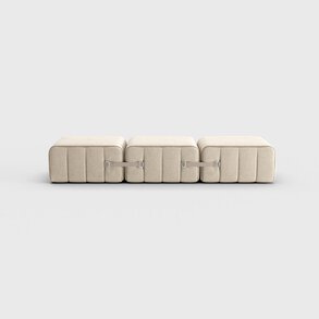 1-Sitzer Modulsofa im Stoff Jet –  3 Sofa-Module