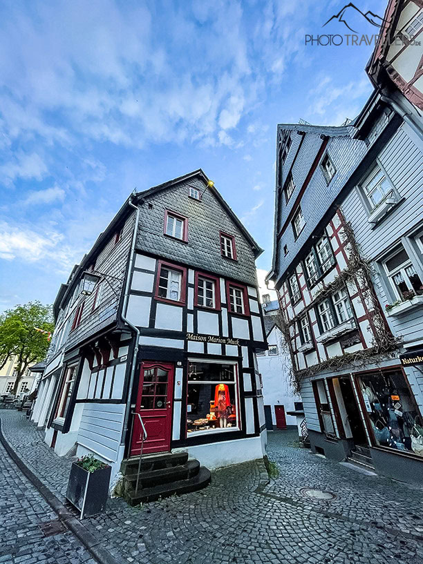 Ein Fachwerkhaus in Monschau