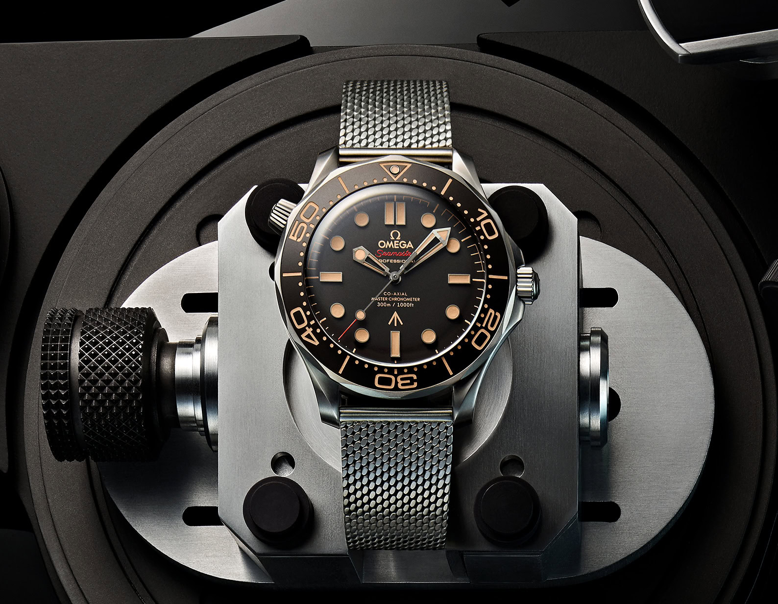 OMEGAโs New 007 Watch Is This Striking Titanium Seamaster Diver 300M