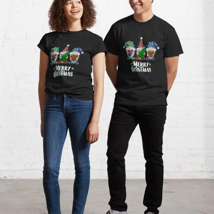 Christmas Gmones in Lights Classic T-Shirt 26 Kjahli