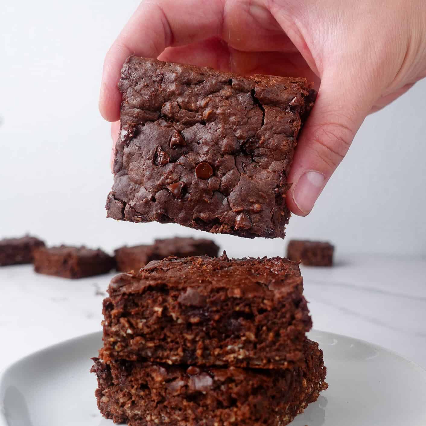 Photo inspiration: Mouthwatering Oatmeal Brownies With Protein Photo Inspiration