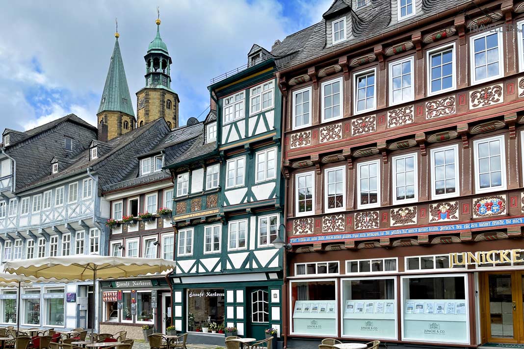 Fachwerkhäuser in der Altstadt von Goslar