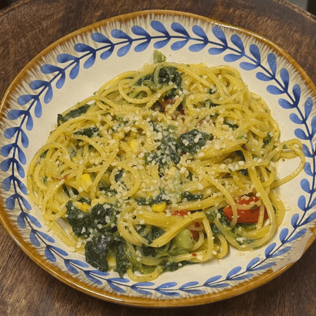 Spinach Spaghetti High Protein