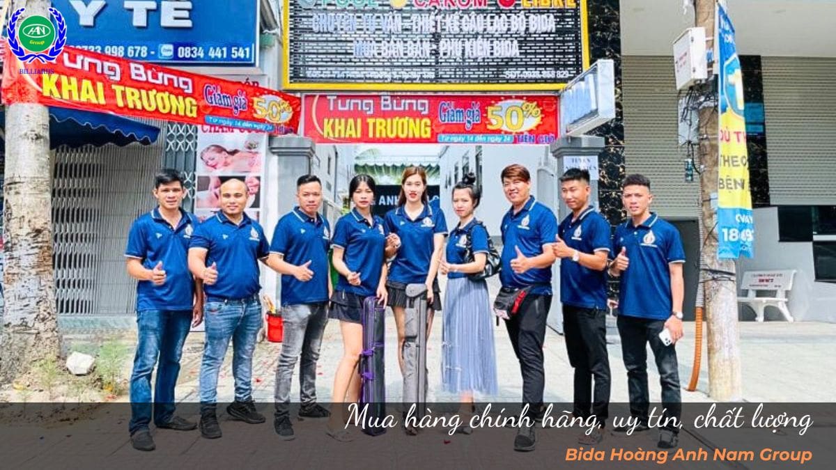 Mua hàng tại Bida Hoàng Anh Nam Group: Chính hãng, uy tín, chất lượng