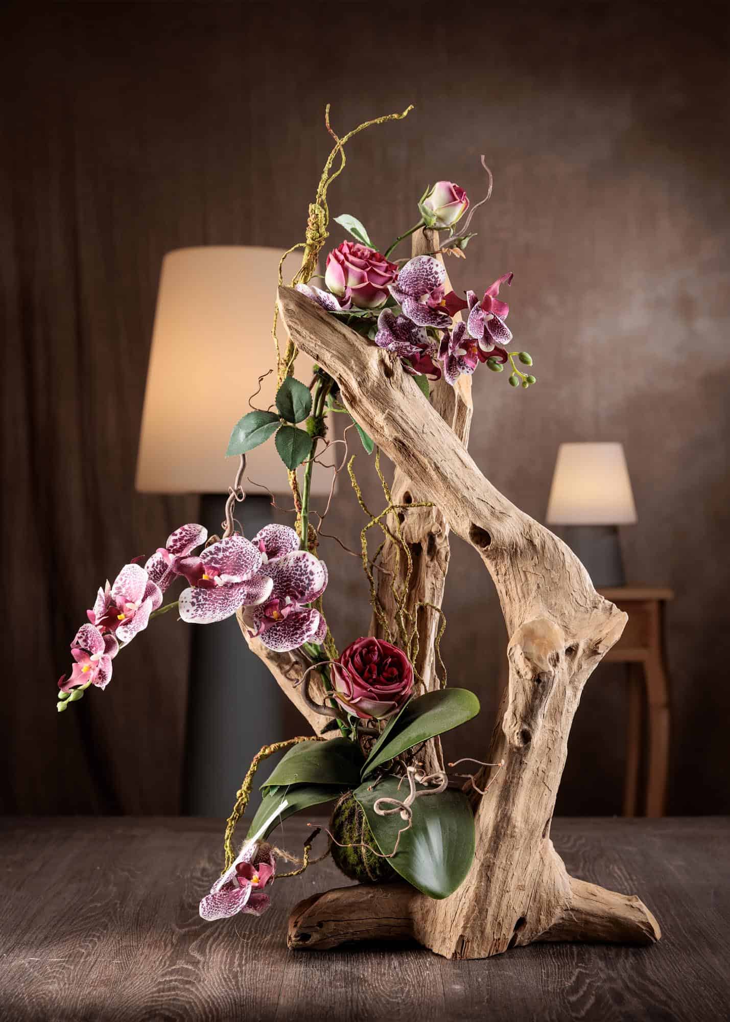 Set Di Fiori Artificiali In Schiuma PE Con Steli, Colori Champagne E Nudo, Altezza 22,9 Cm. Perfetti Per Bouquet Fai Da Te, Centrotavola, Decorazioni Matrimonio. Include Foglie E Accessori. - 2
