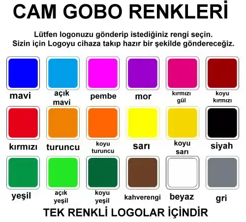 Logo Yansıt LYD-i50W Gobo Yansıtıcı Kiralık 31 6 1