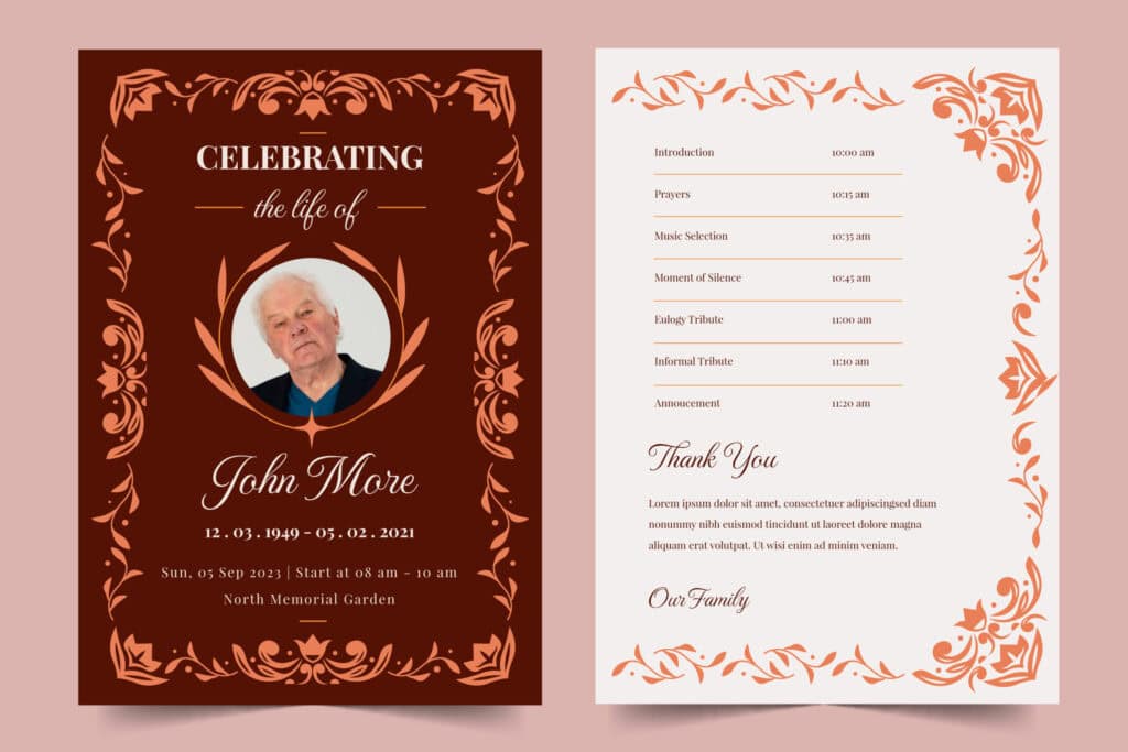Funeral order of service