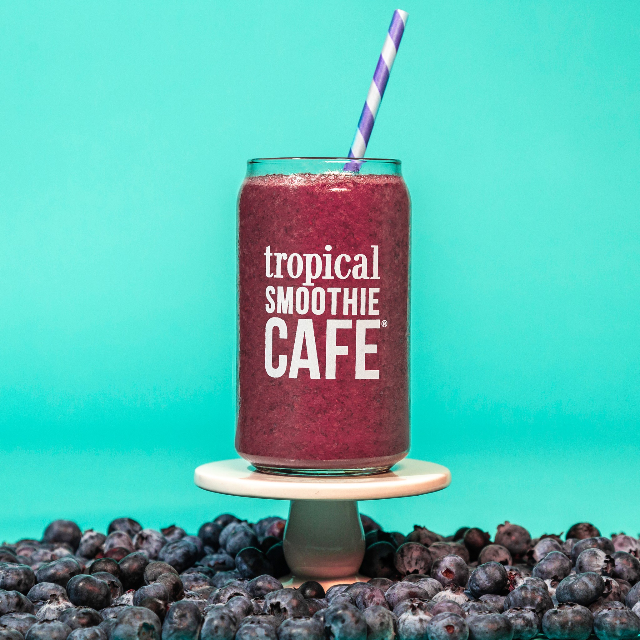 Blueberry Bliss Tropical Smoothie