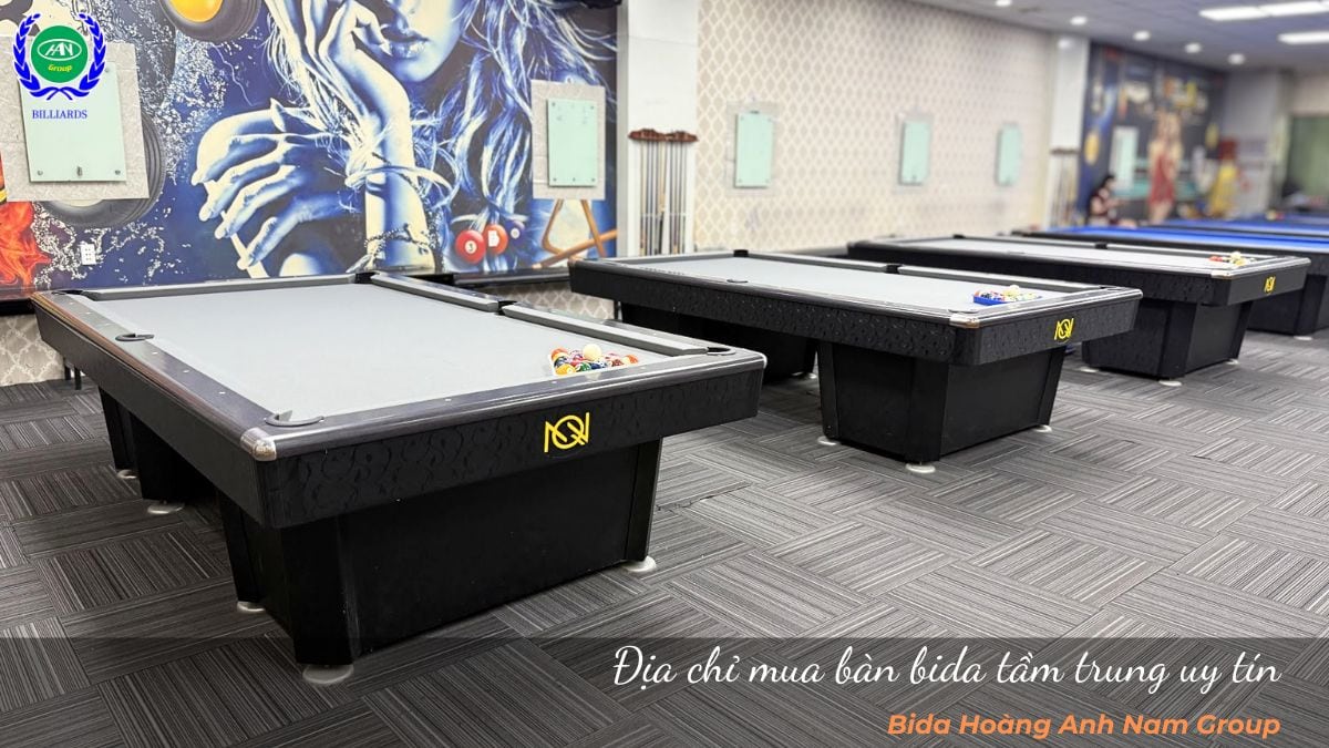 Địa chỉ mua bàn bida tầm trung uy tín