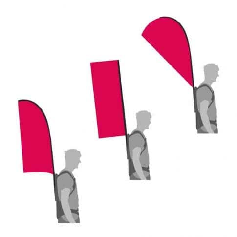 backpack banner with 3 shapes