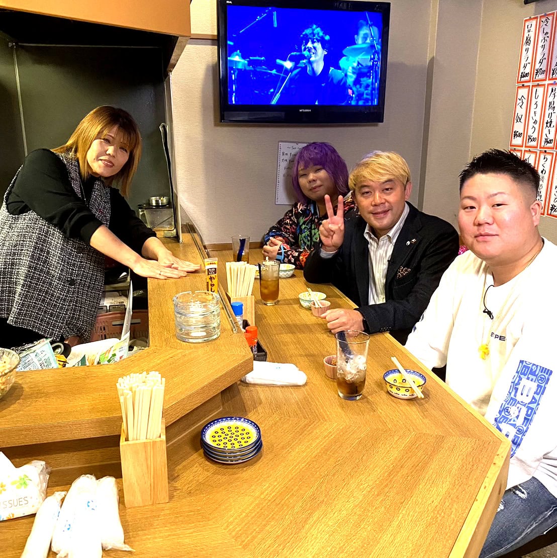 富山テレビ「桜木町ナイトスナッカーズ」の収録に行ってきた! 5 おばんざい笑~えむ~(さきママ)