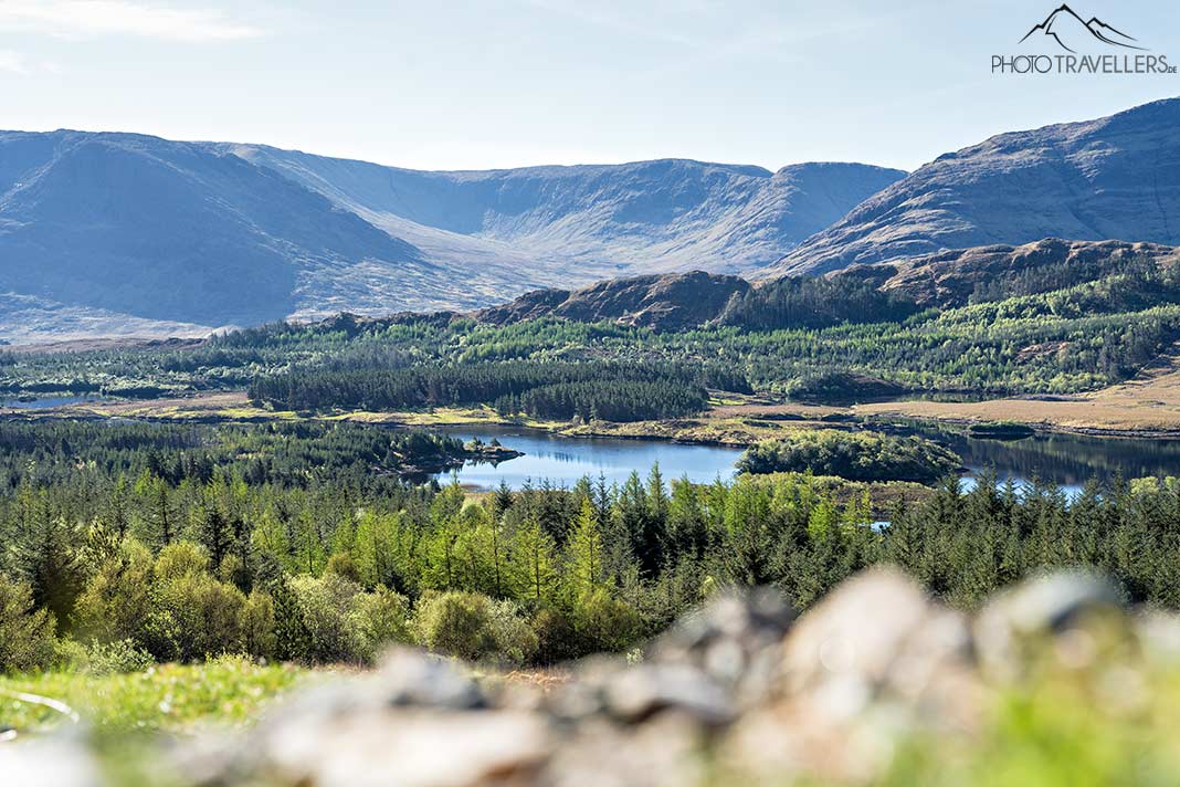 Blick auf den See Tawnyard Lough, Irland