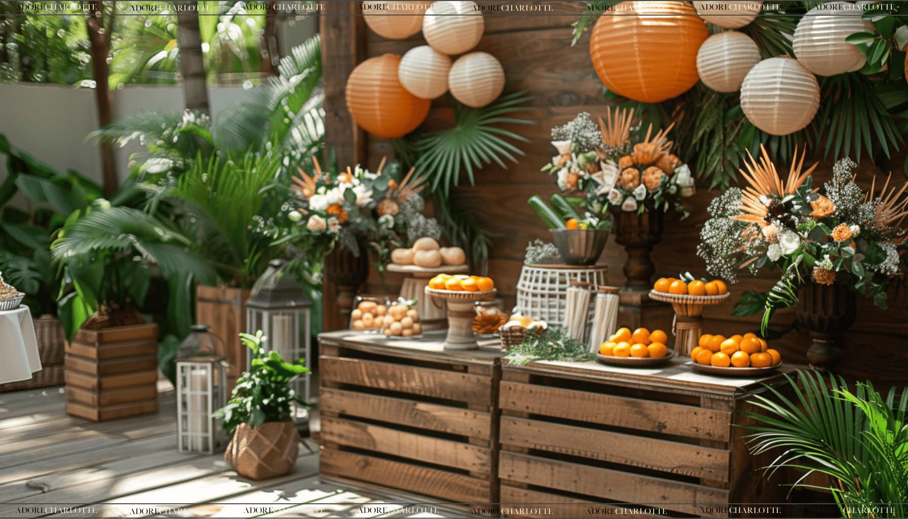 Safari Adventure Theme Decor outside.