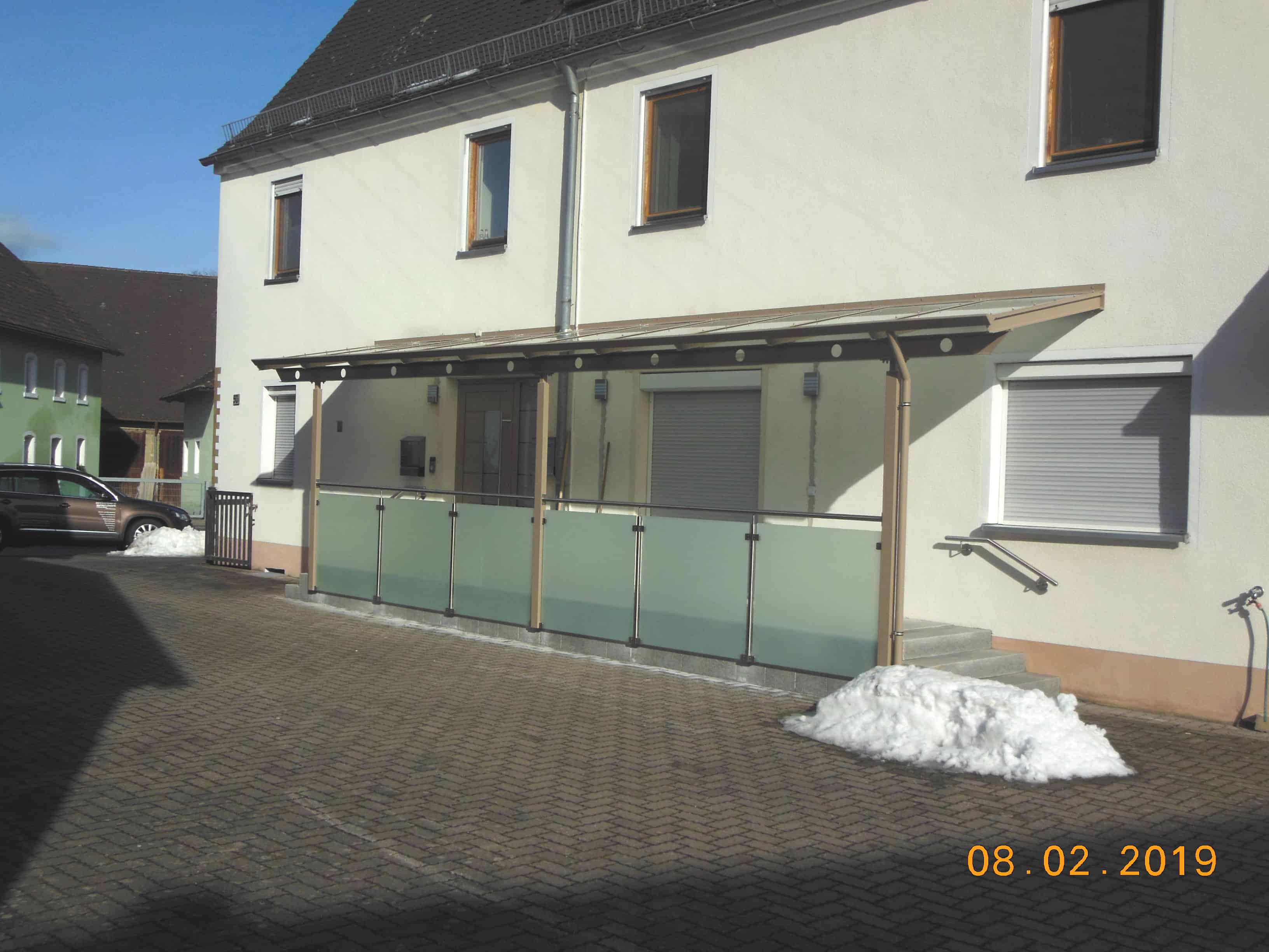 Eingangsüberdachung